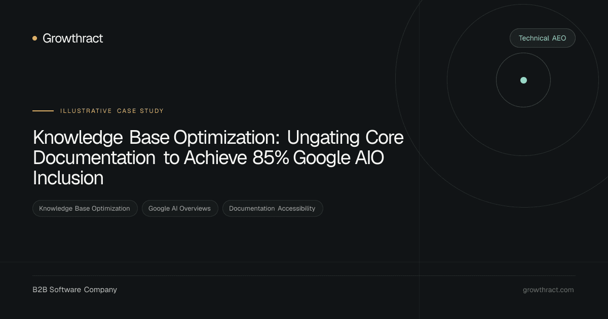 Knowledge Base Optimization: Ungating Core Documentation to Achieve 85% Google AIO Inclusion